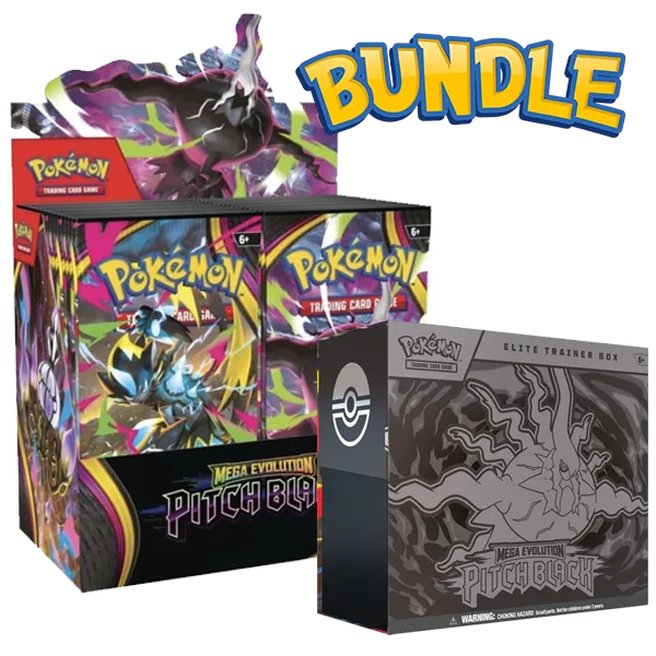 Pokemon TCG: Mega Evolution - Pitch Black 36 Booster Display + Elite Trainer Box BUNDLE