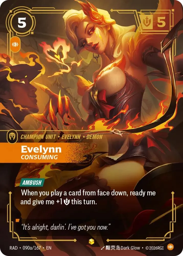 Evelynn, Consuming