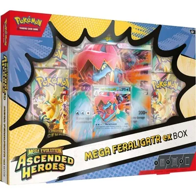 Pokemon TCG: Mega Feraligatr ex Box — Ascended Heroes