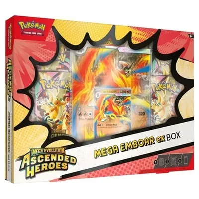 Pokemon TCG: Mega Emboar ex Box — Ascended Heroes