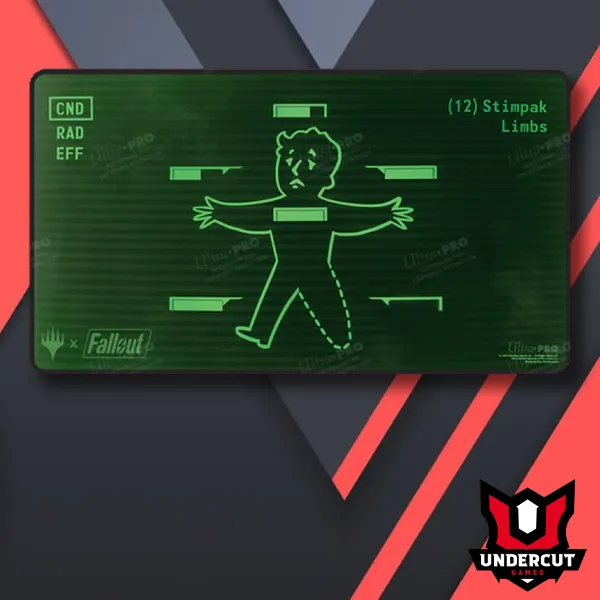 Ultra PRO Playmat: Fallout® Inventory Management Black Stitched