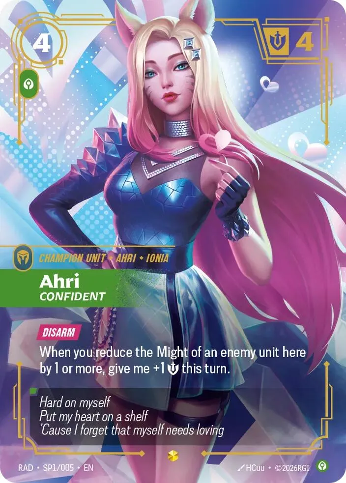 Ahri, Confident