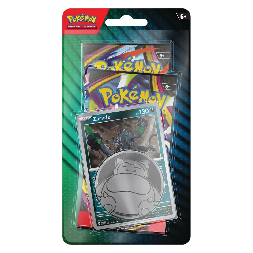 Pokémon TCG: Zarude 2-Pack Blister (Pitch Black + Chaos Rising)