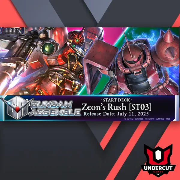 [Gundam Assemble] 03 Zeon’s Rush [ST03A]