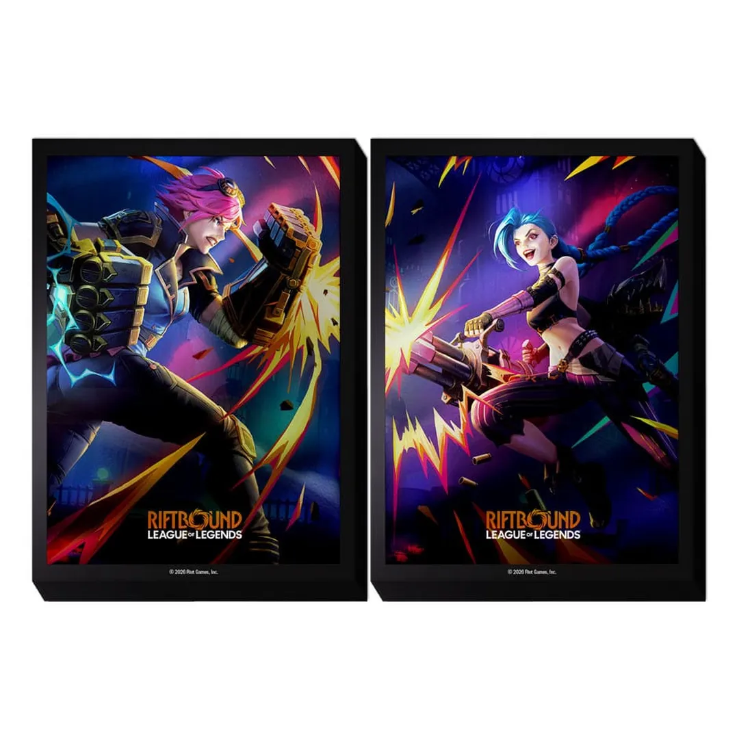 Riftbound Vendetta: Sleeves - Vi vs Jinx (100 Sleeves)